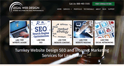 Desktop Screenshot of legalwebdesign.com