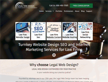 Tablet Screenshot of legalwebdesign.com